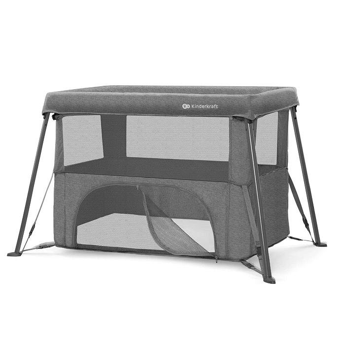 KINDERKRAFT Postieľka cestovná Cami Grey