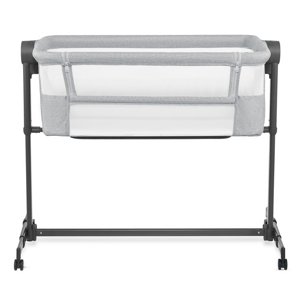 KINDERKRAFT Postieľka detská polohovateľná Nestee Up2 Light Grey