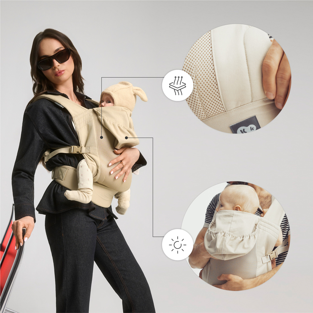 KINDERKRAFT Nosič detský CarryBee Black