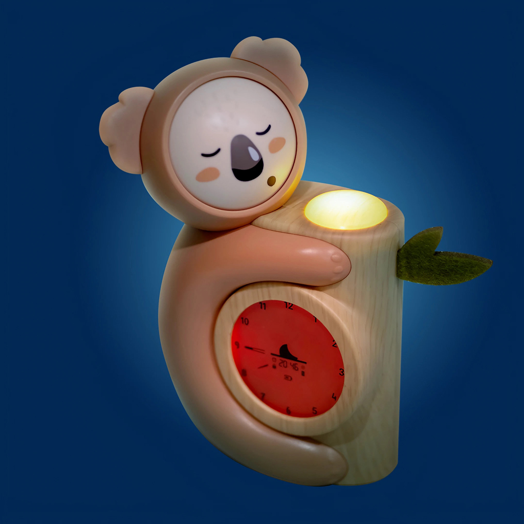PABOBO Budík detský so svetielkom Koala