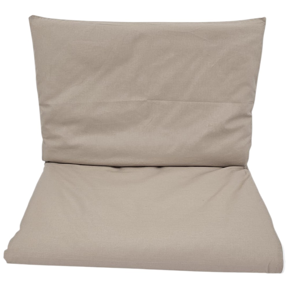 EKO Obliečky do detskej postieľky 2dielne bavlnené Dark Beige 40x60cm, 90x120cm