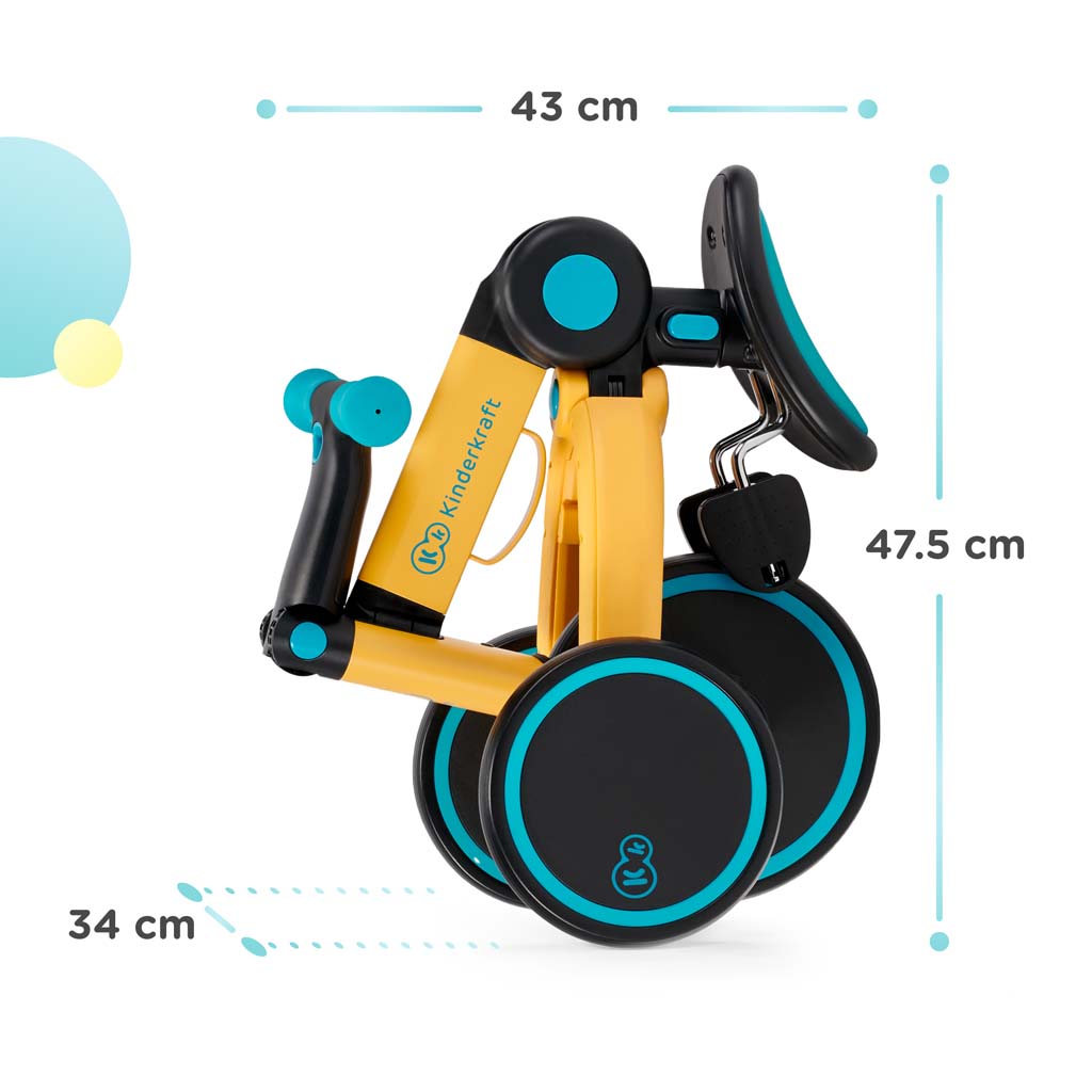 KINDERKRAFT Trojkolka 4TRIKE black volt