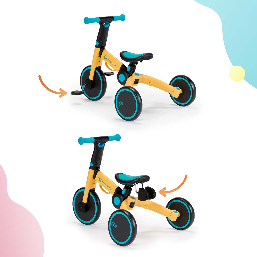 KINDERKRAFT Trojkolka 4TRIKE black volt