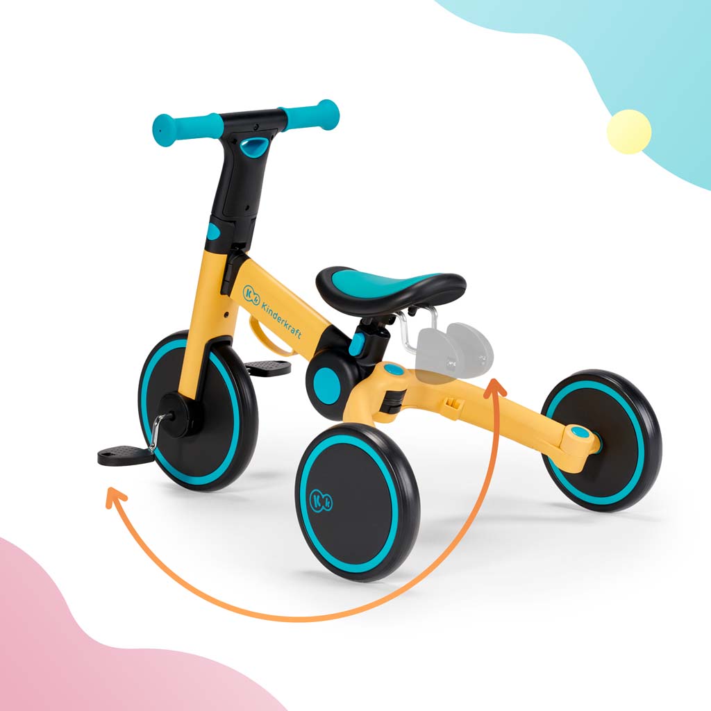 KINDERKRAFT Trojkolka 4TRIKE black volt