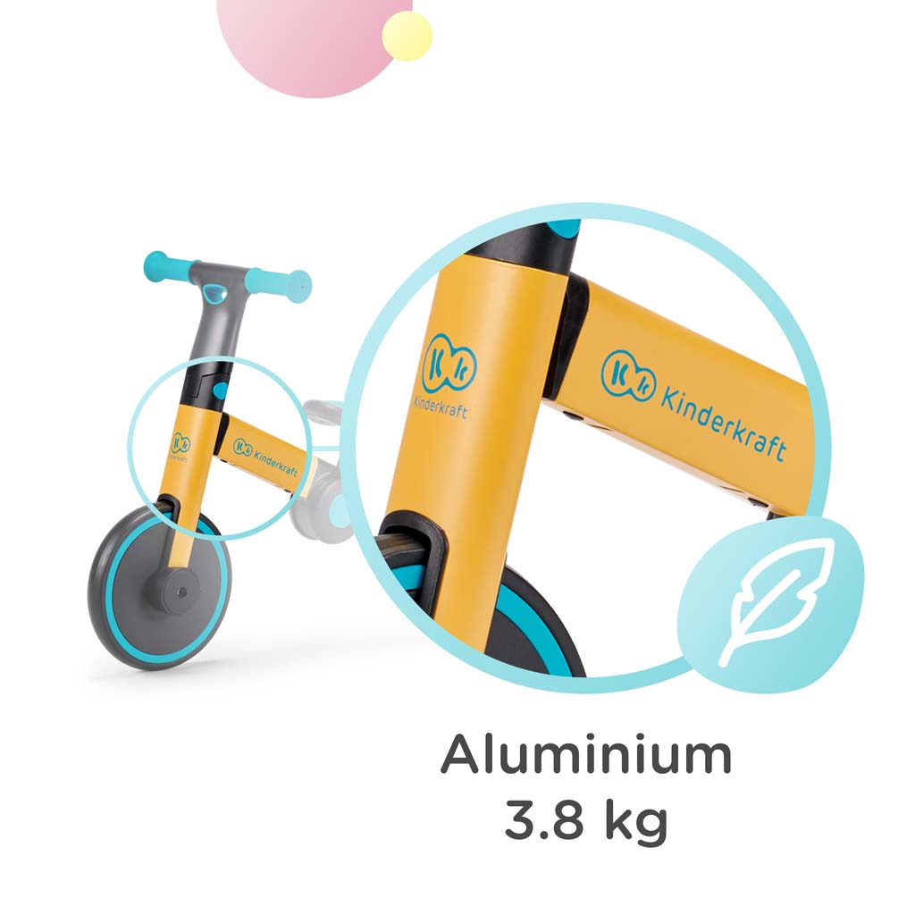 KINDERKRAFT Trojkolka 4TRIKE primrose yellow