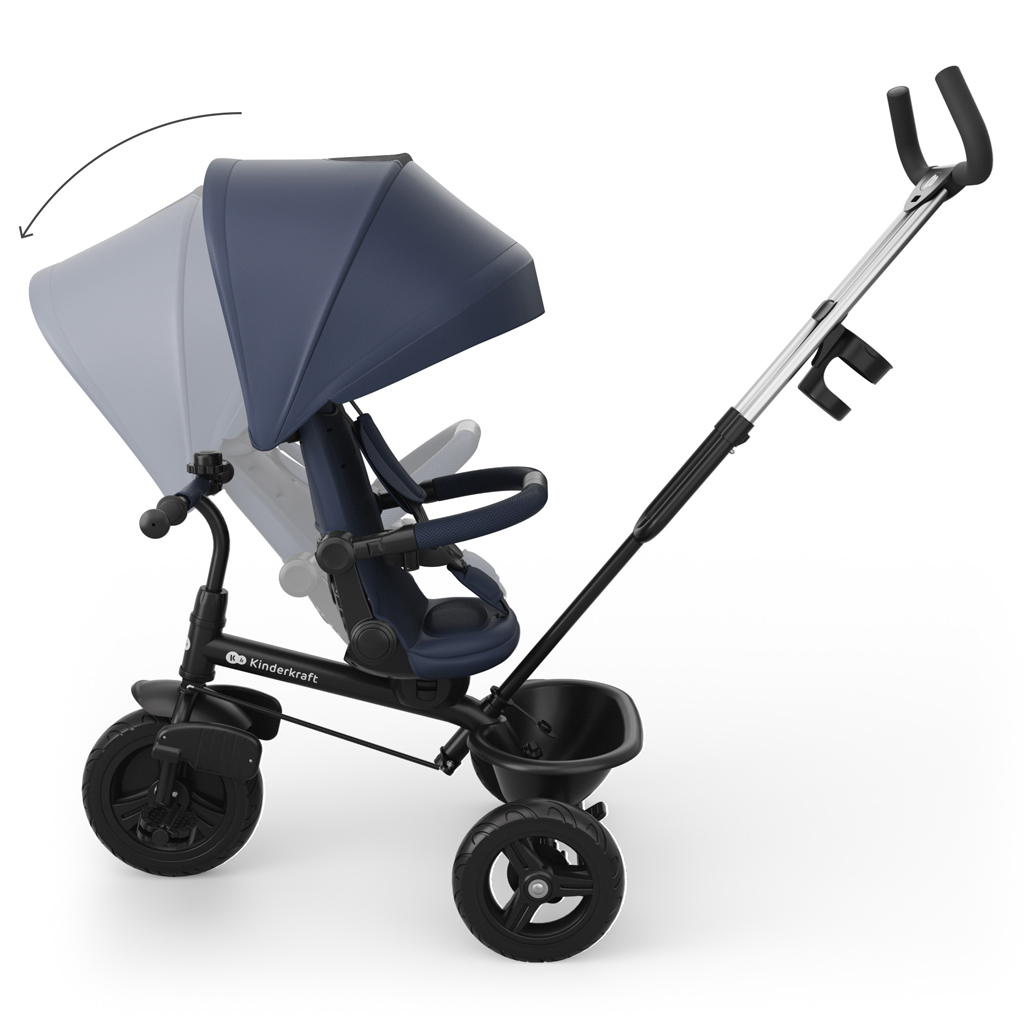 KINDERKRAFT Trojkolka Aston 2 Plus Navy, 9m+
