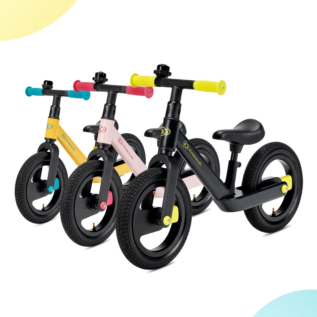 KINDERKRAFT SELECT Odrážadlo Goswift Black Volt, Premium
