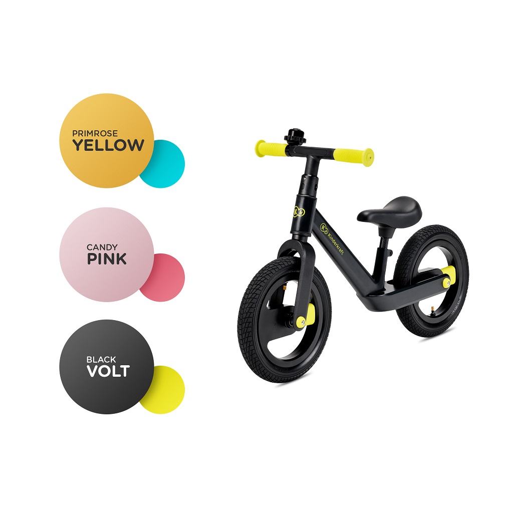 KINDERKRAFT SELECT Odrážadlo Goswift Black Volt, Premium