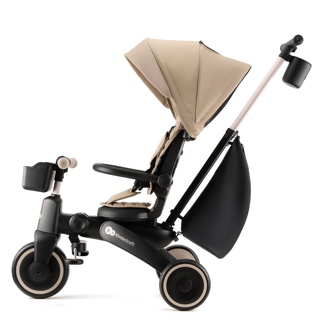 KINDERKRAFT Detská trojkolka Jazz 2 Beige