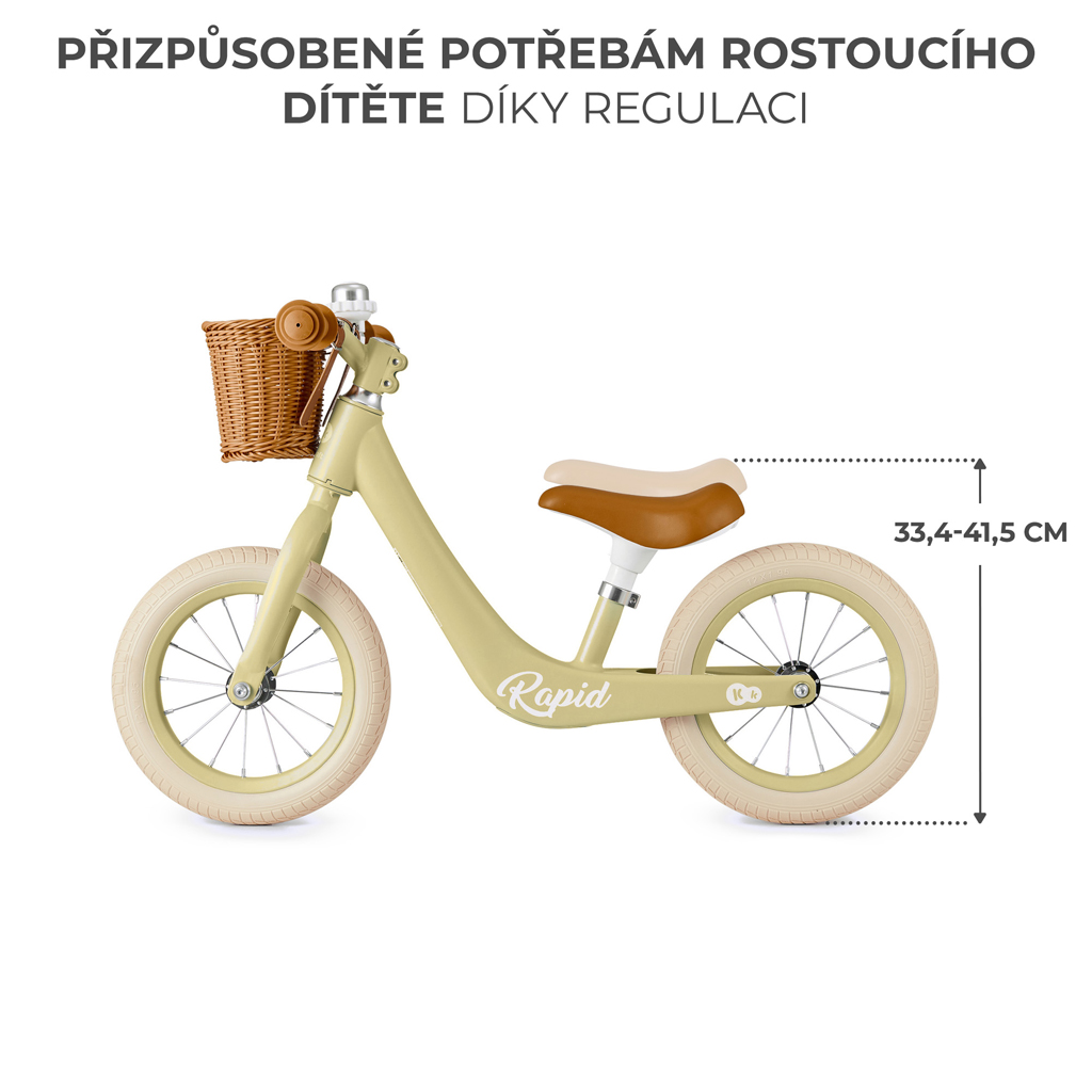 KINDERKRAFT SELECT Odrážadlo Rapid2 Savannah Green