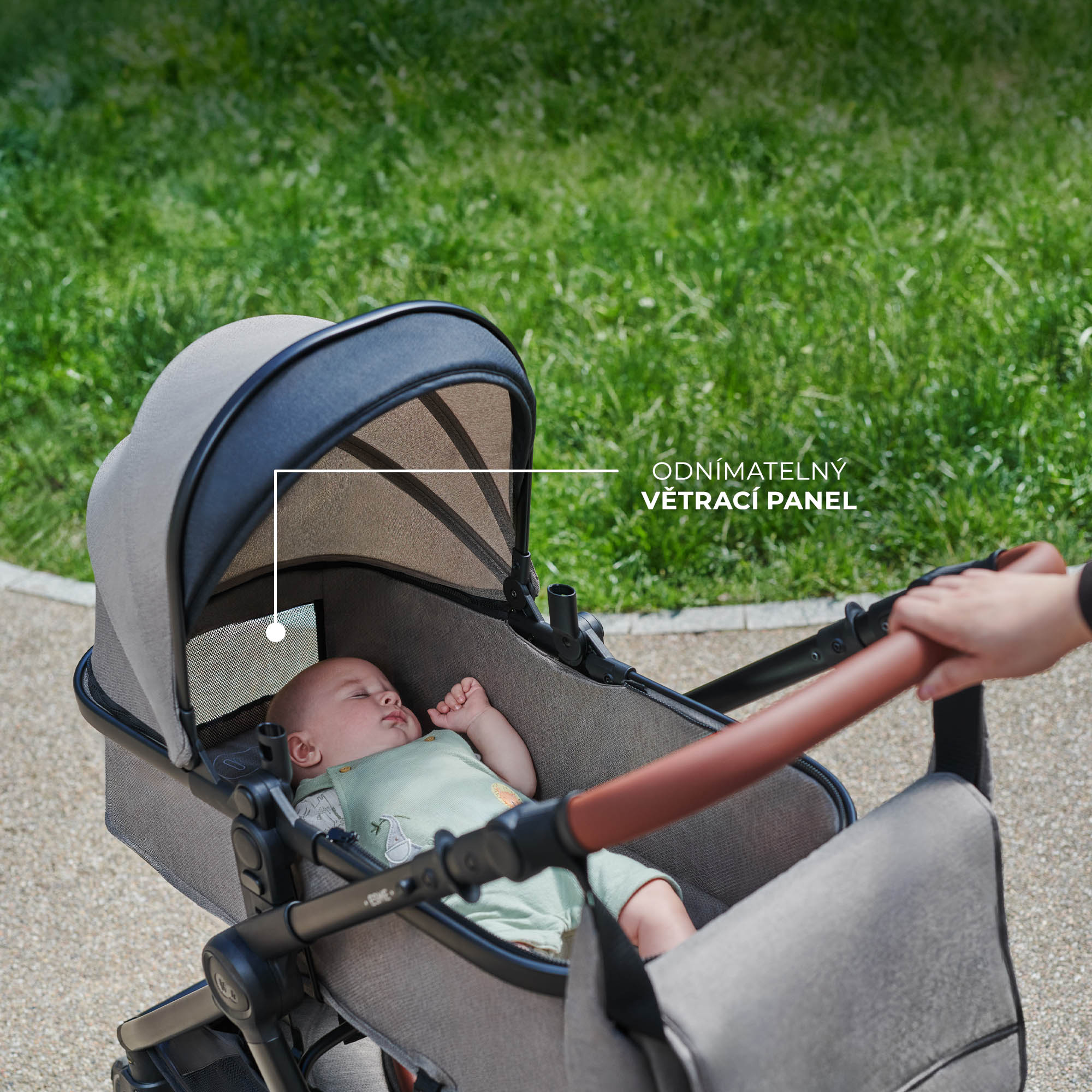 KINDERKRAFT Kočík kombinovaný 3v1 Esme Moonlight Grey