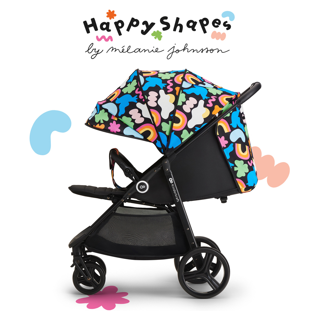 KINDERKRAFT Kočík športový Grande Plus Happy shapes