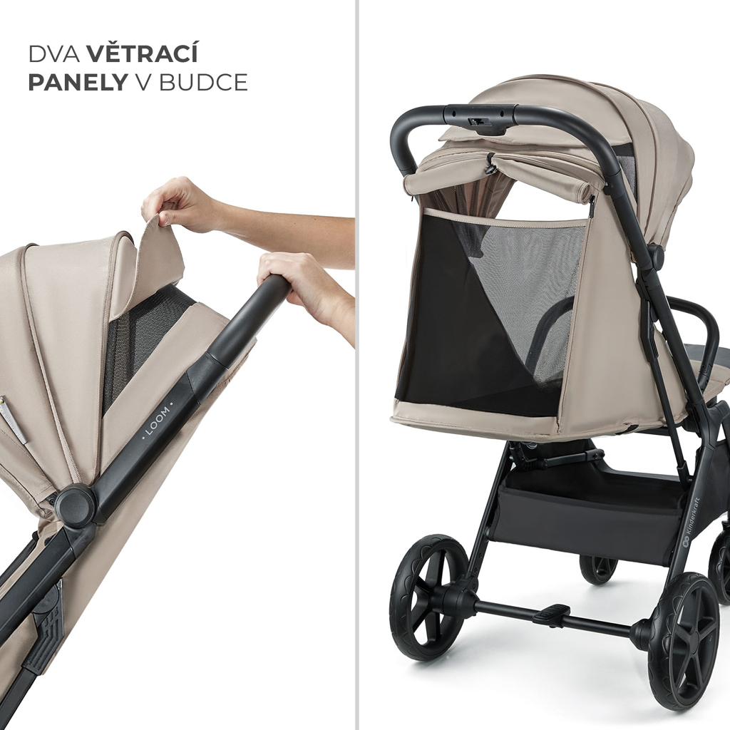 KINDERKRAFT Kočík športový Loom Beige
