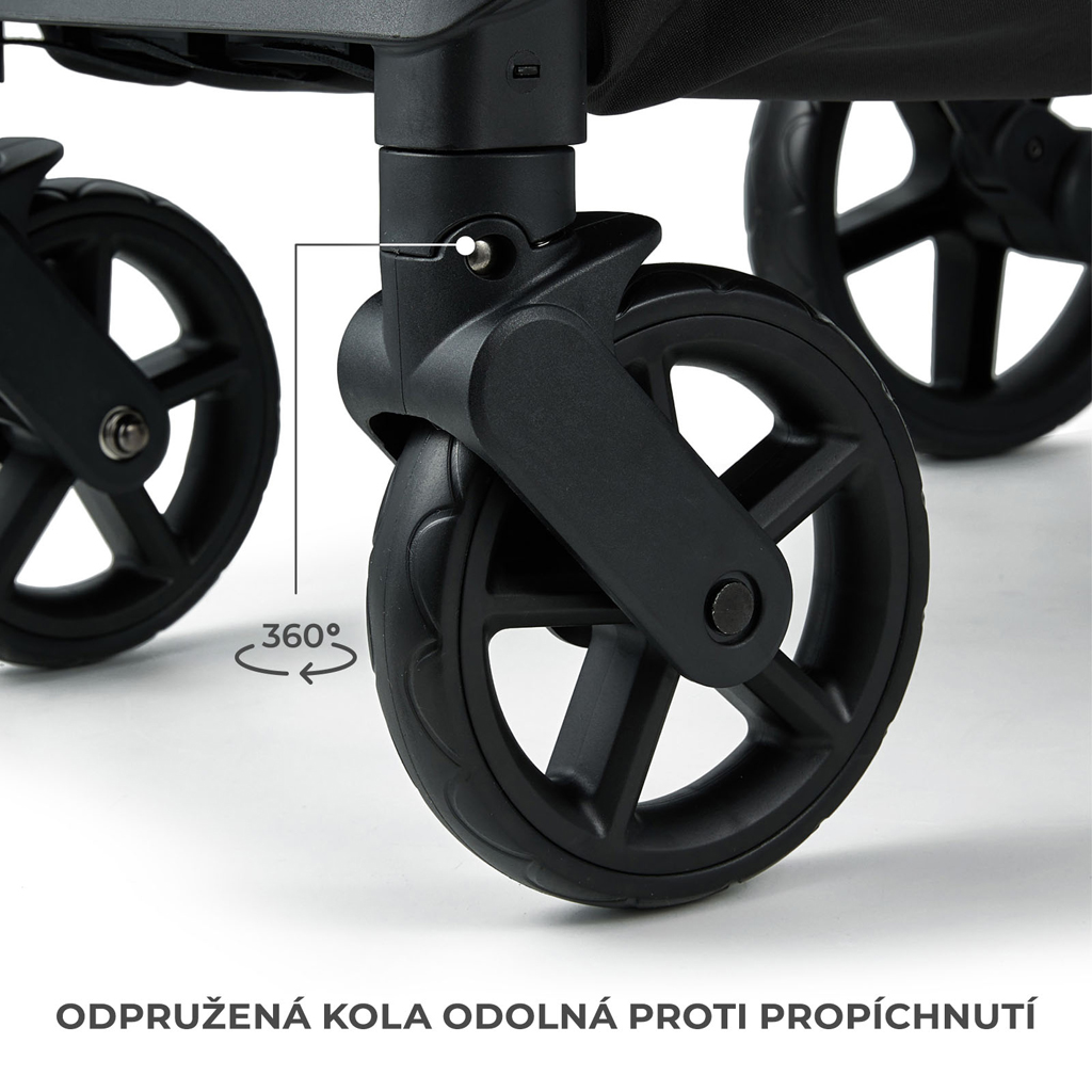 KINDERKRAFT Kočík športový Loom Black