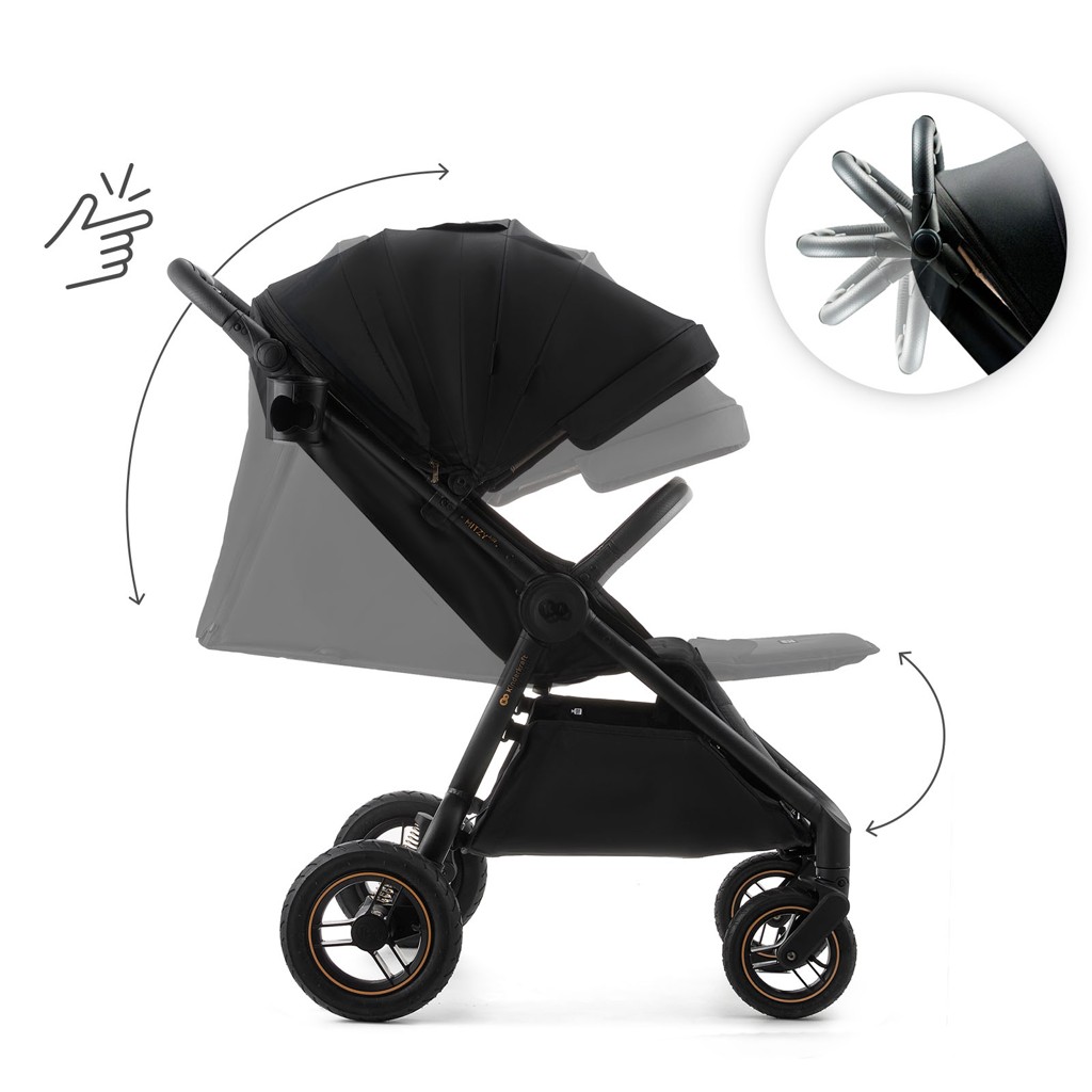 KINDERKRAFT Kočík športový Mitzy Air Black