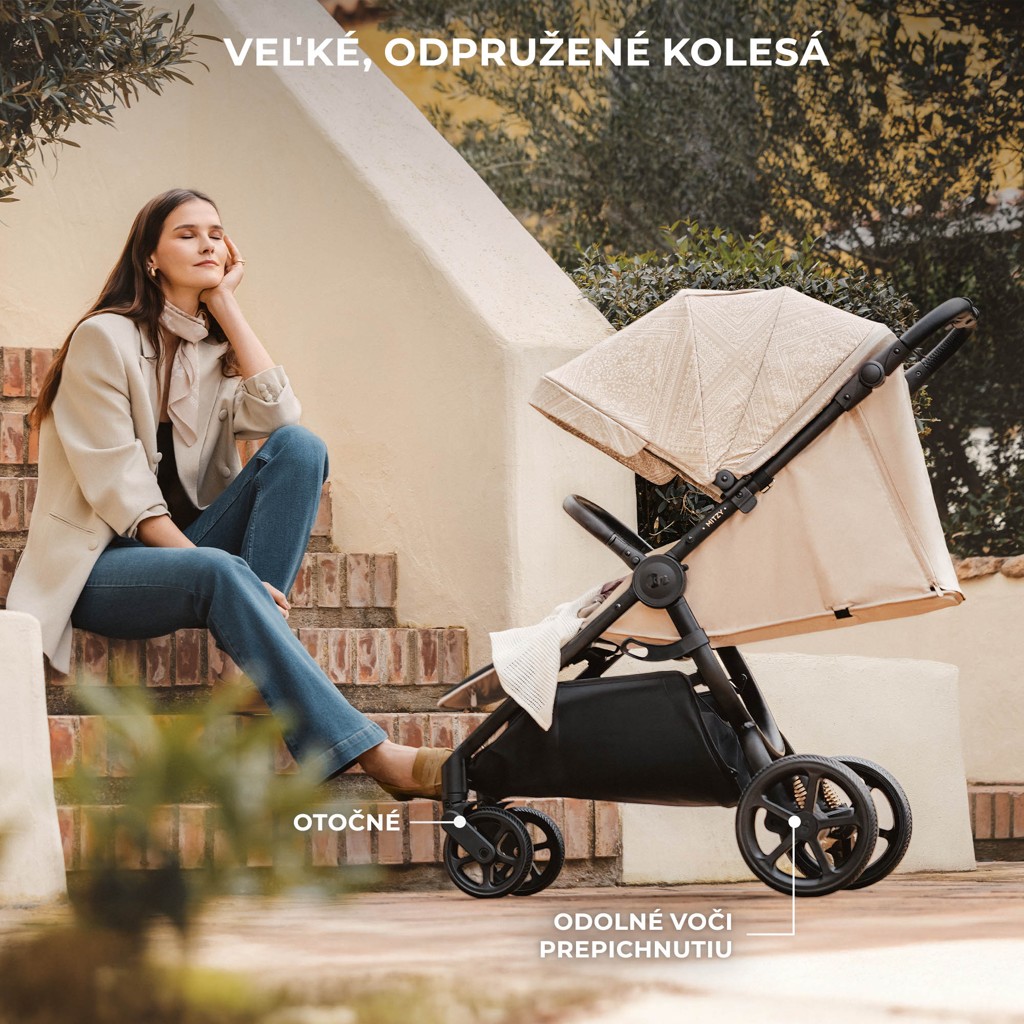 KINDERKRAFT Kočík športový Mitzy Lunar Black Bizuu