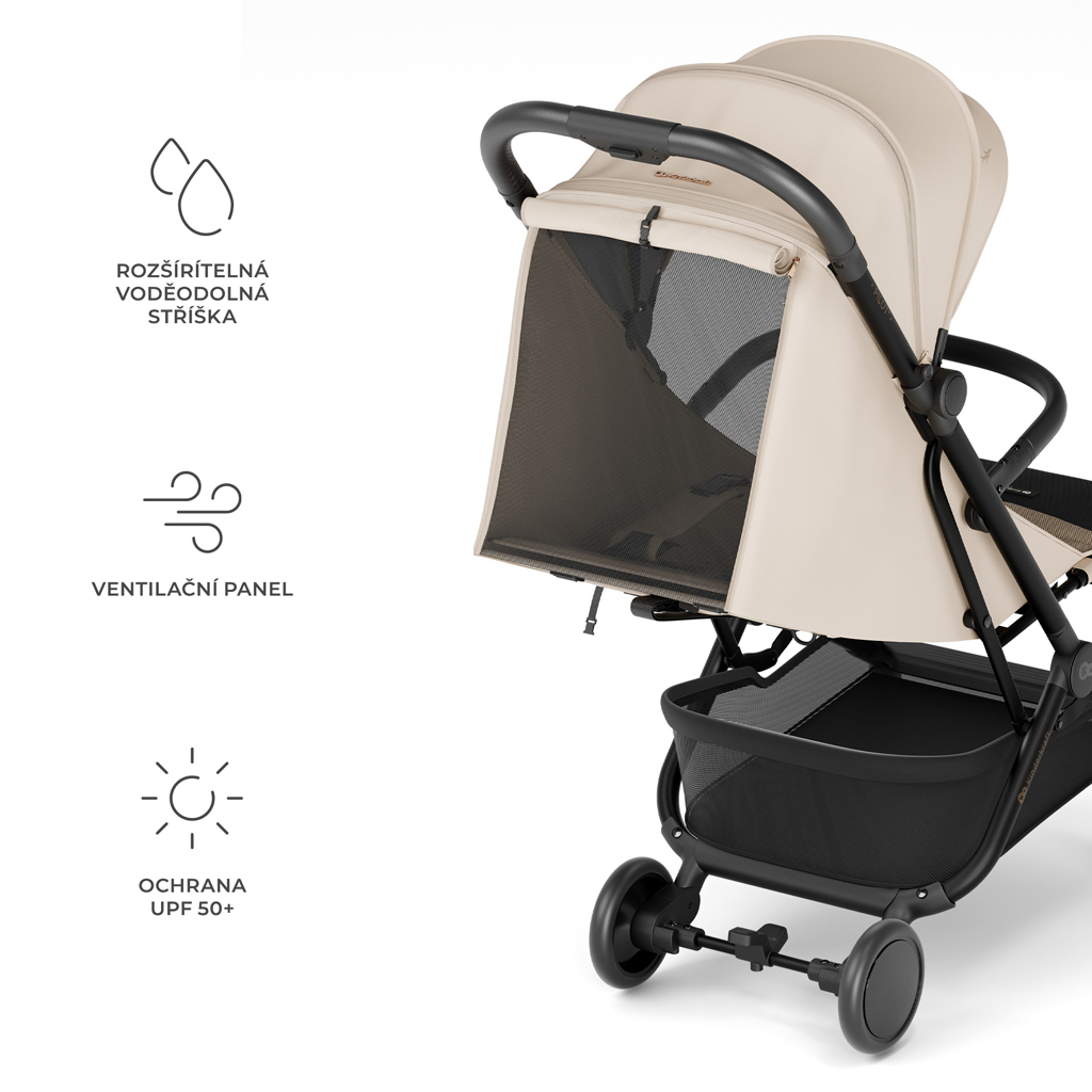 KINDERKRAFT SELECT Kočík športový Pilot 2 Beige