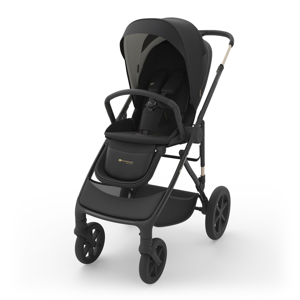 KINDERKRAFT Kočík kombinovaný 2v1 Prime 3 Venezian Black
