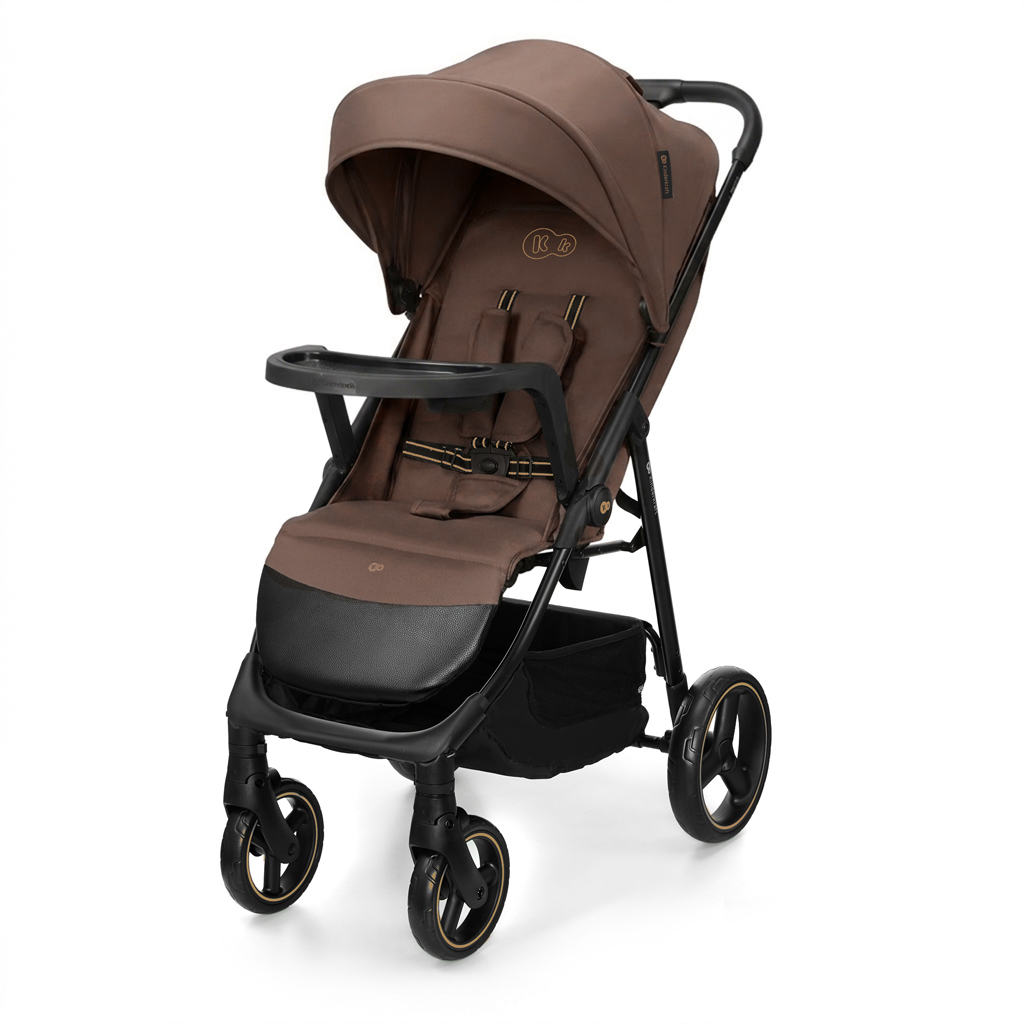 KINDERKRAFT Kočík športový Trig 3 Tray Velvet Mocca