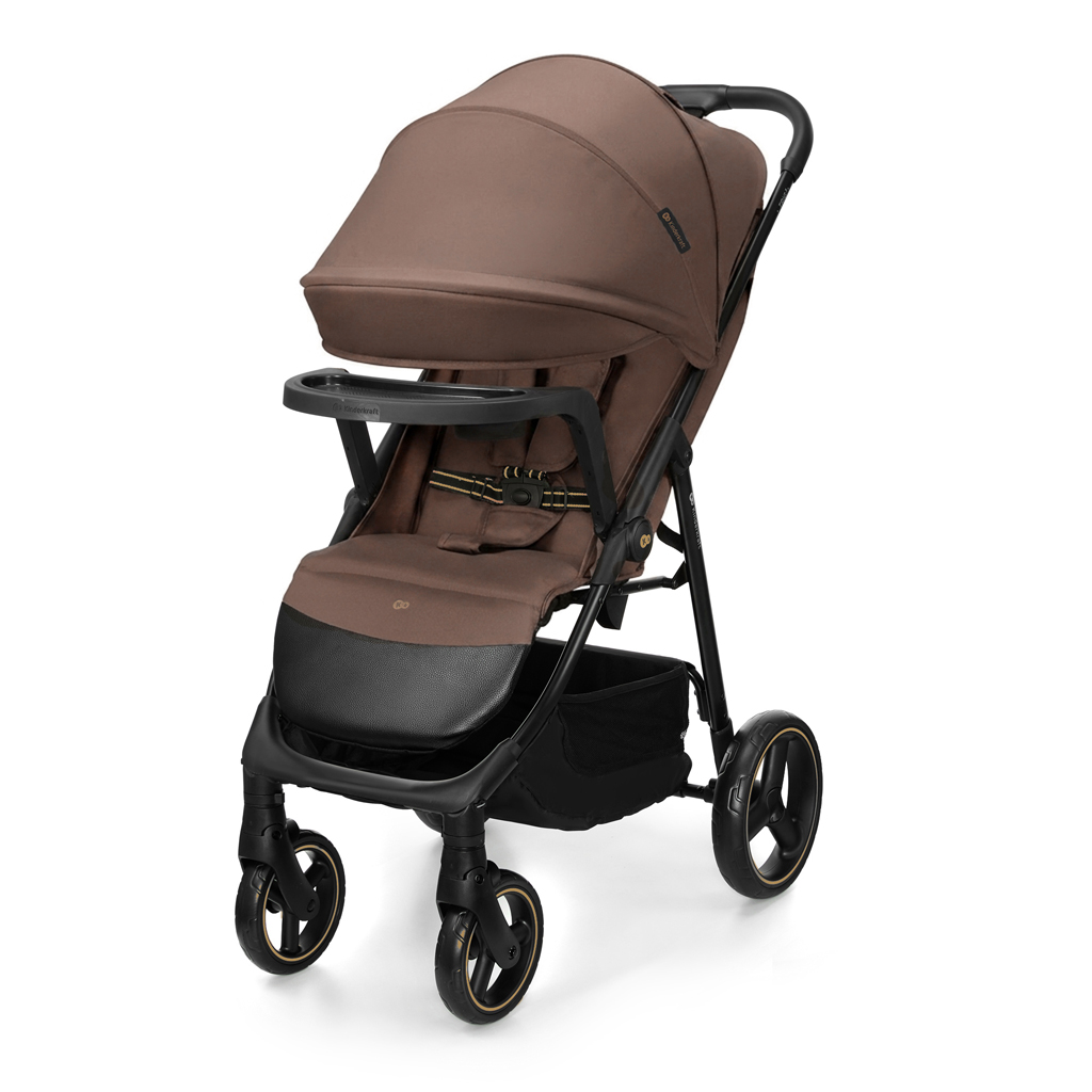 KINDERKRAFT Kočík športový Trig 3 Tray Velvet Mocca