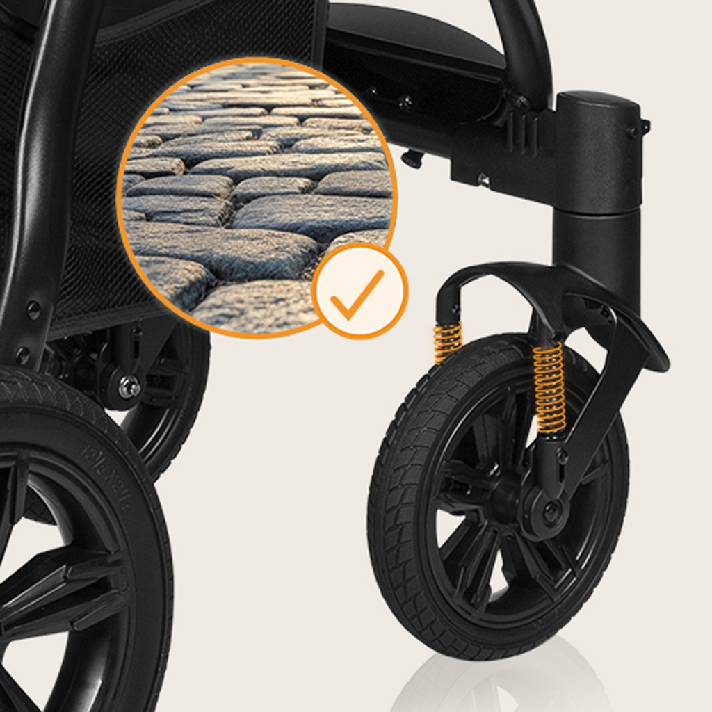 LIONELO Kočík športový Annet Tour Black Carbon