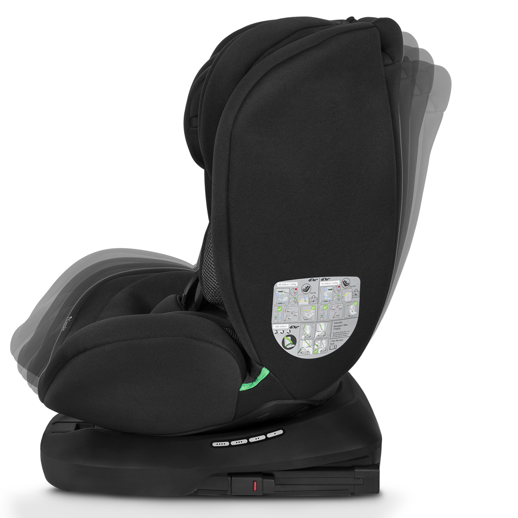LIONELO Autosedačka Bastiaan i-Size (40-150 cm) Black Carbon