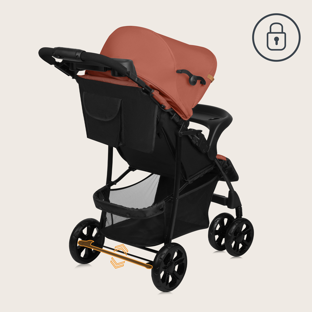 LIONELO Kočík športový Emma Plus Coral Pink