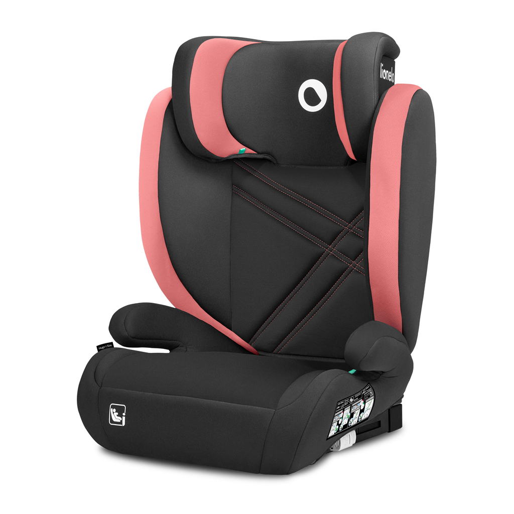 LIONELO Autosedačka Hugo i-Size (100-150 cm) Pink Baby