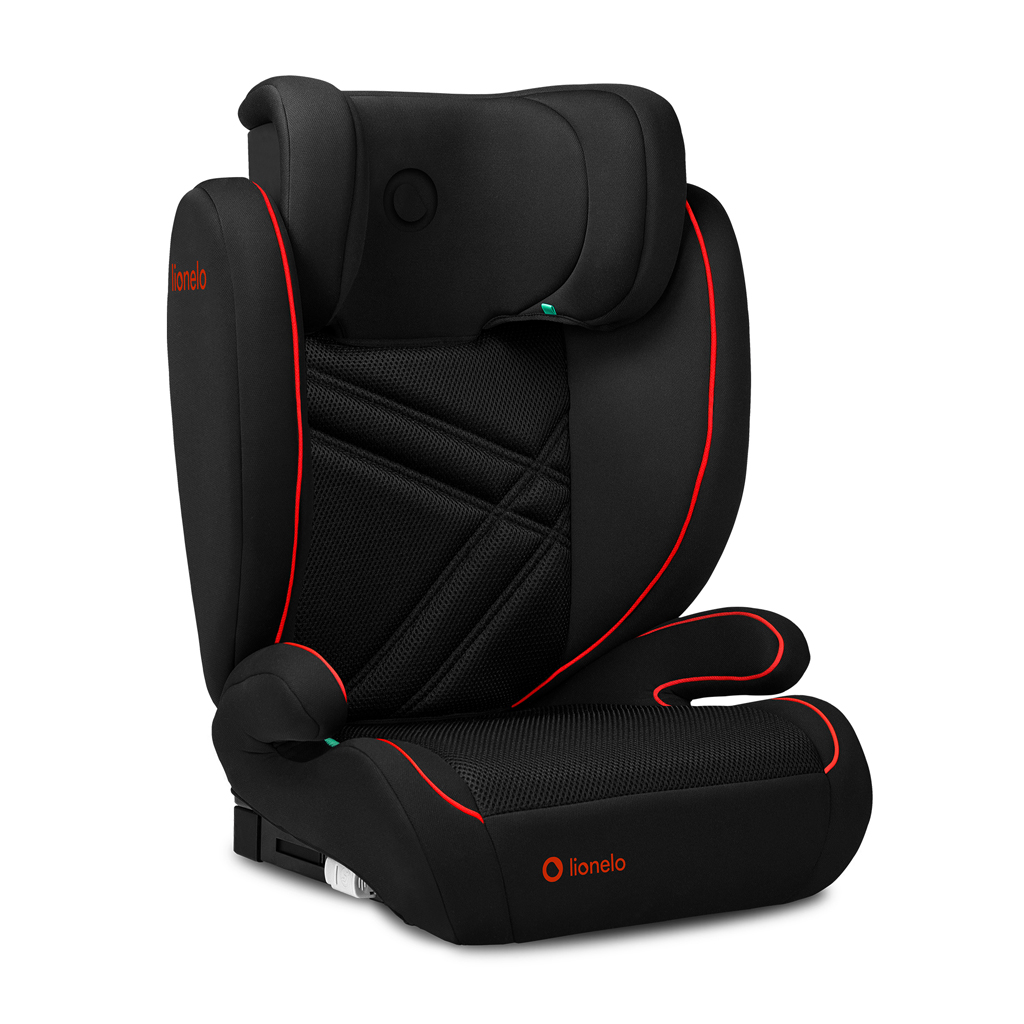 LIONELO Autosedačka Hugo i-Size (100-150 cm) Sporty Black Red