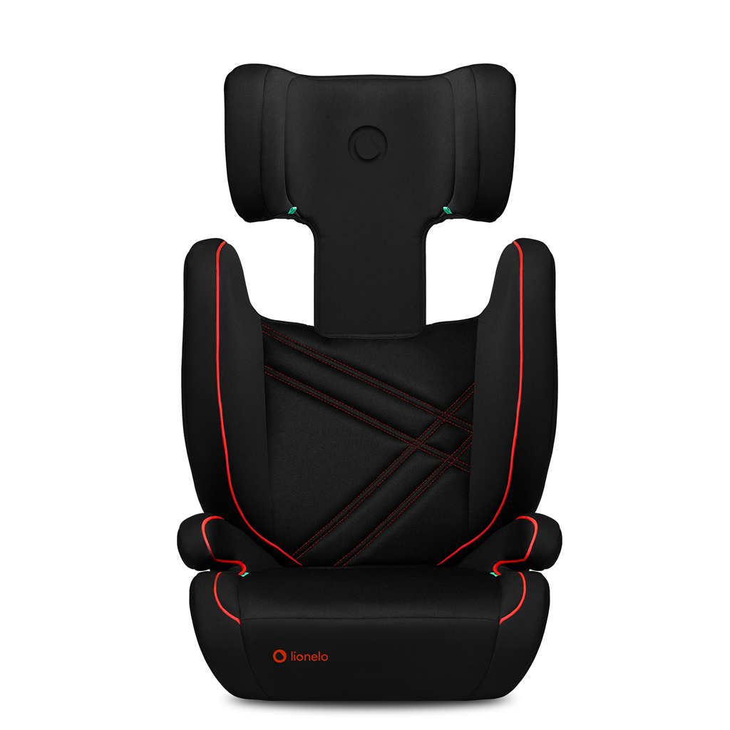 LIONELO Autosedačka Hugo i-Size (100-150 cm) Sporty Black Red