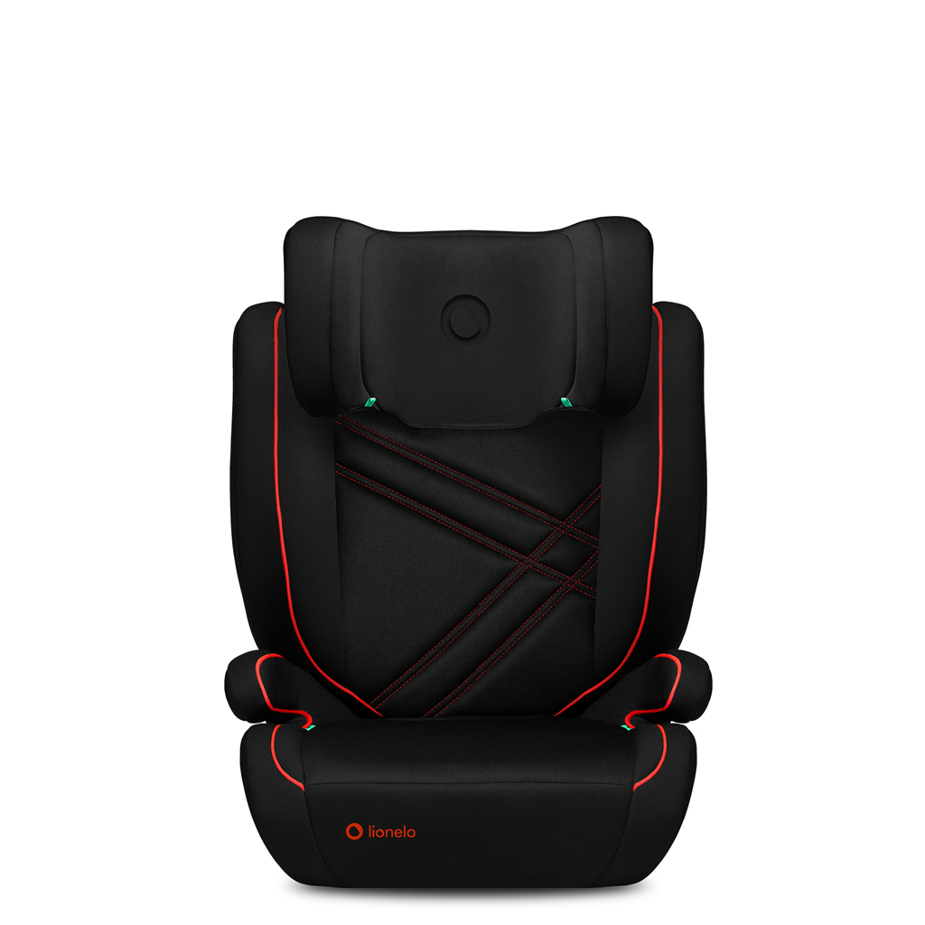 LIONELO Autosedačka Hugo i-Size (100-150 cm) Sporty Black Red