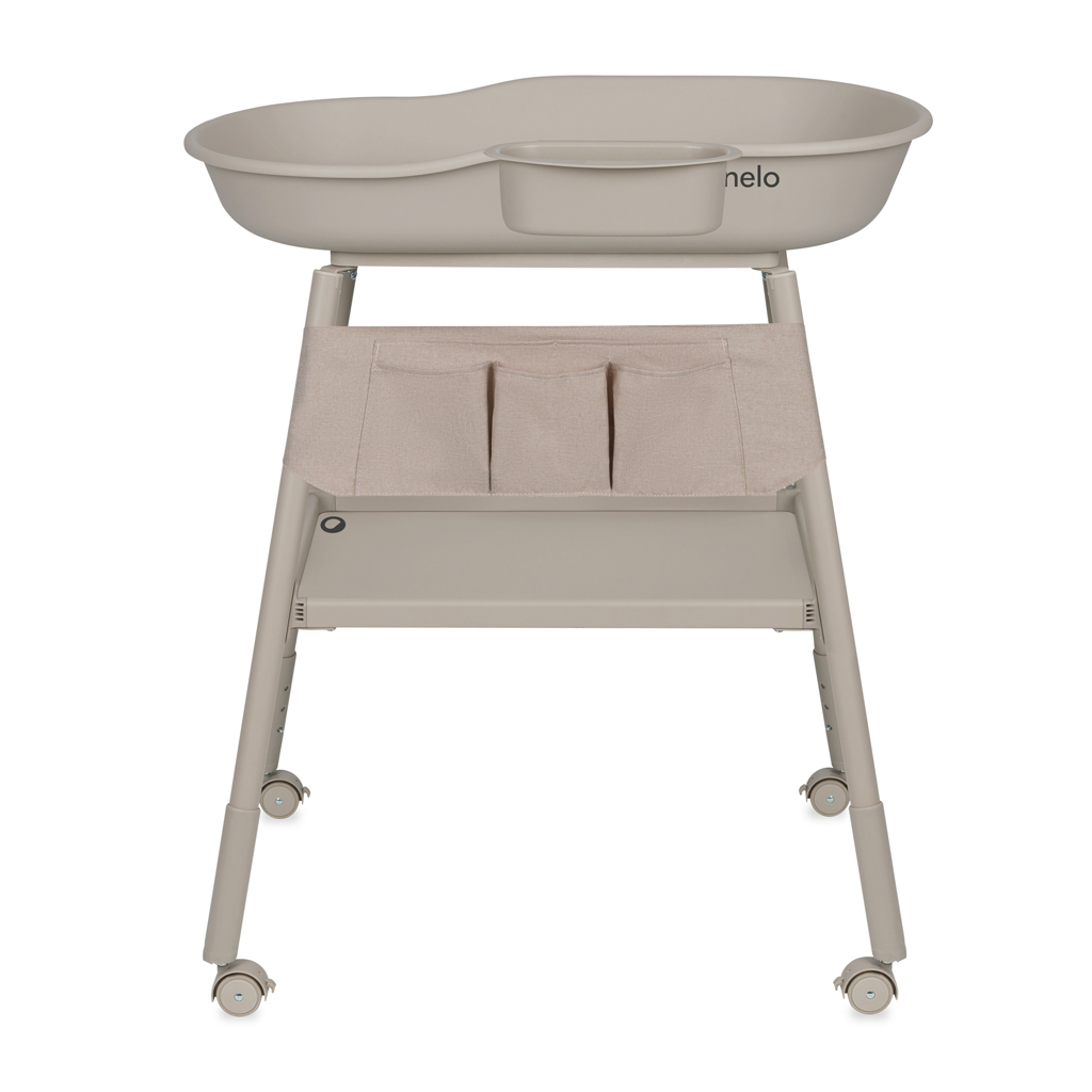 LIONELO Pult mobilný prebaľovací Rosie Beige Sand