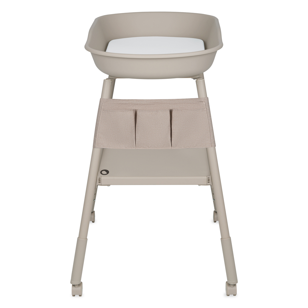 LIONELO Pult mobilný prebaľovací Rosie Beige Sand
