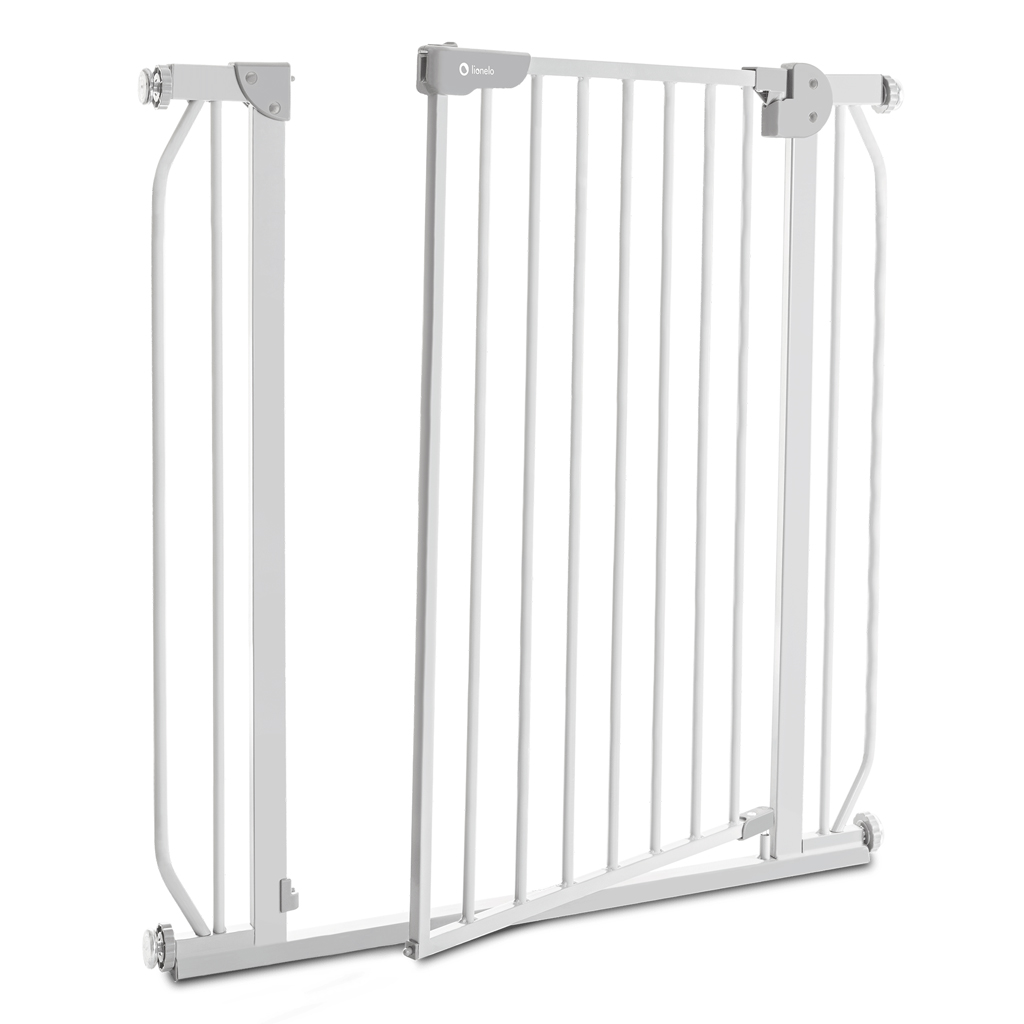 LIONELO Detská zábrana Truus Slim Grey 75-105 cm