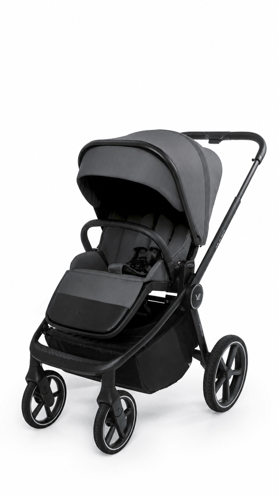 MUUVO Kočík kombinovaný 2v1 Fold Iron Graphite