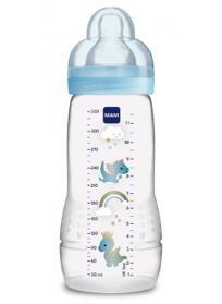 MAM ľahev Baby Bottle Fairy Tale 330 ml, 4+ m modrá,  V000803