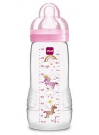 MAM ľahev Baby Bottle Fairy Tale 330 ml, 4+ m ružová,  V000803