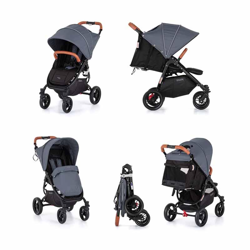 VALCO BABY Kočárek sportovní Snap 4 Flat Matte LTD Edition Glacier, ekokůže