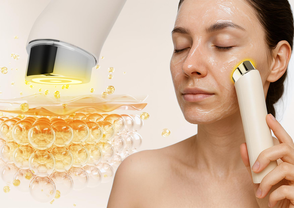 NENO Beauty Multifunkčný prístroj pre starostlivosť o tvár s mikroprúdmi a technológiou omladenia pl