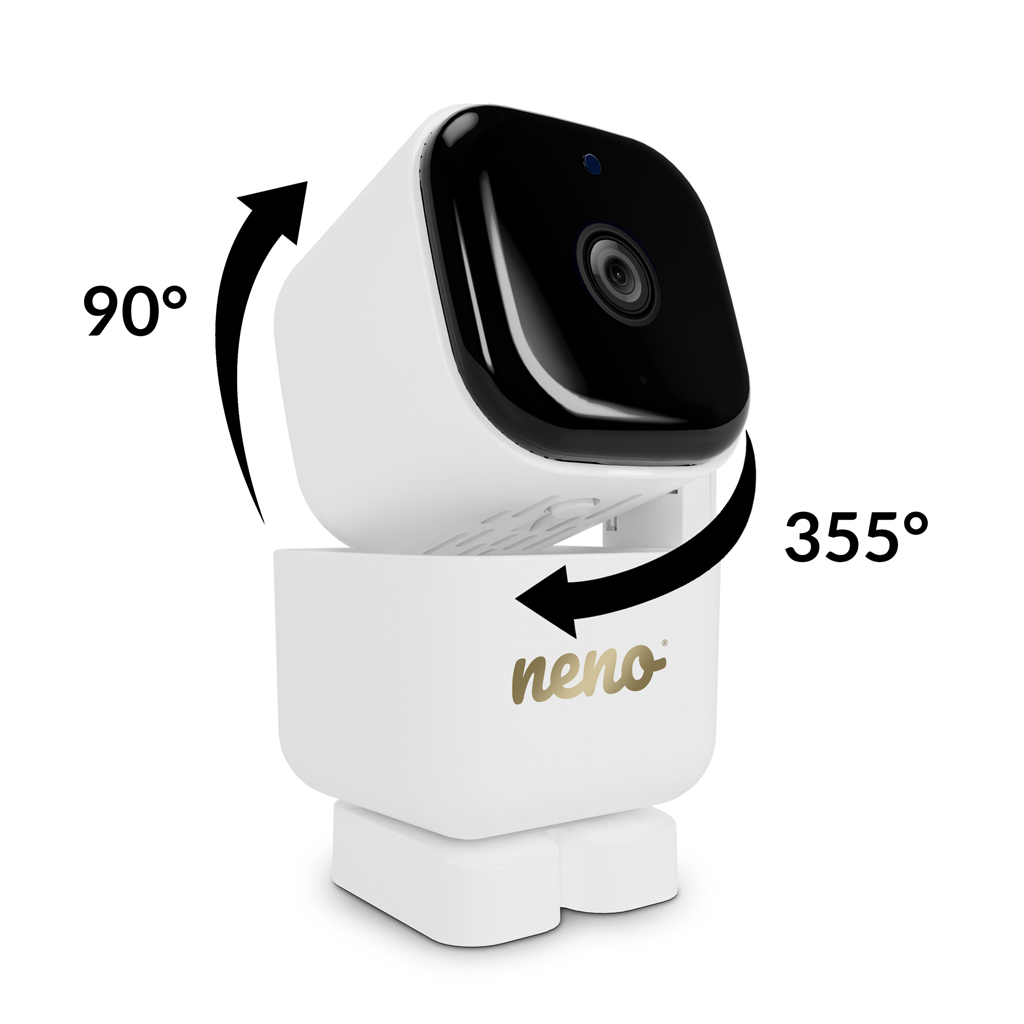 NENO Video pestúnka Ciao, bezdrôtový 5" monitor, otočná kamera, batéria 5000 mAh a VOX režim