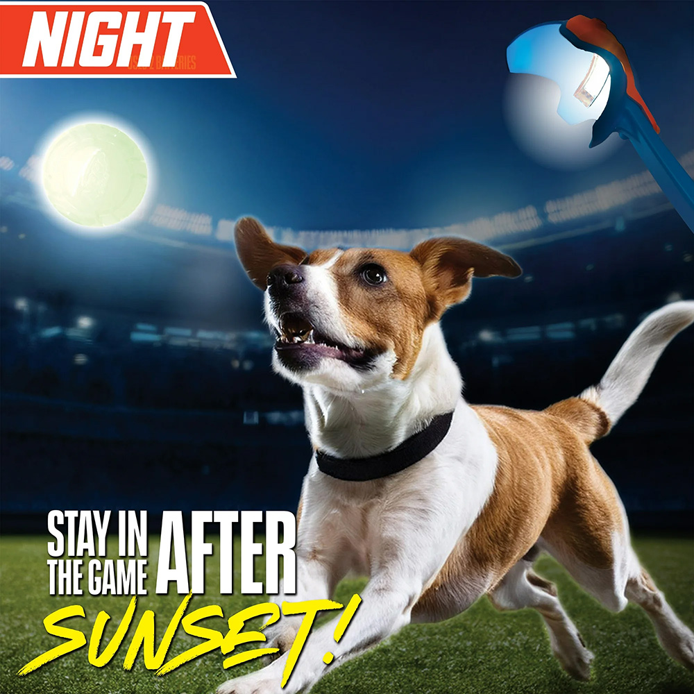 NERF DOG Hračka pre psov LED launcher Air Strike so svietiacou funkciou Try Me