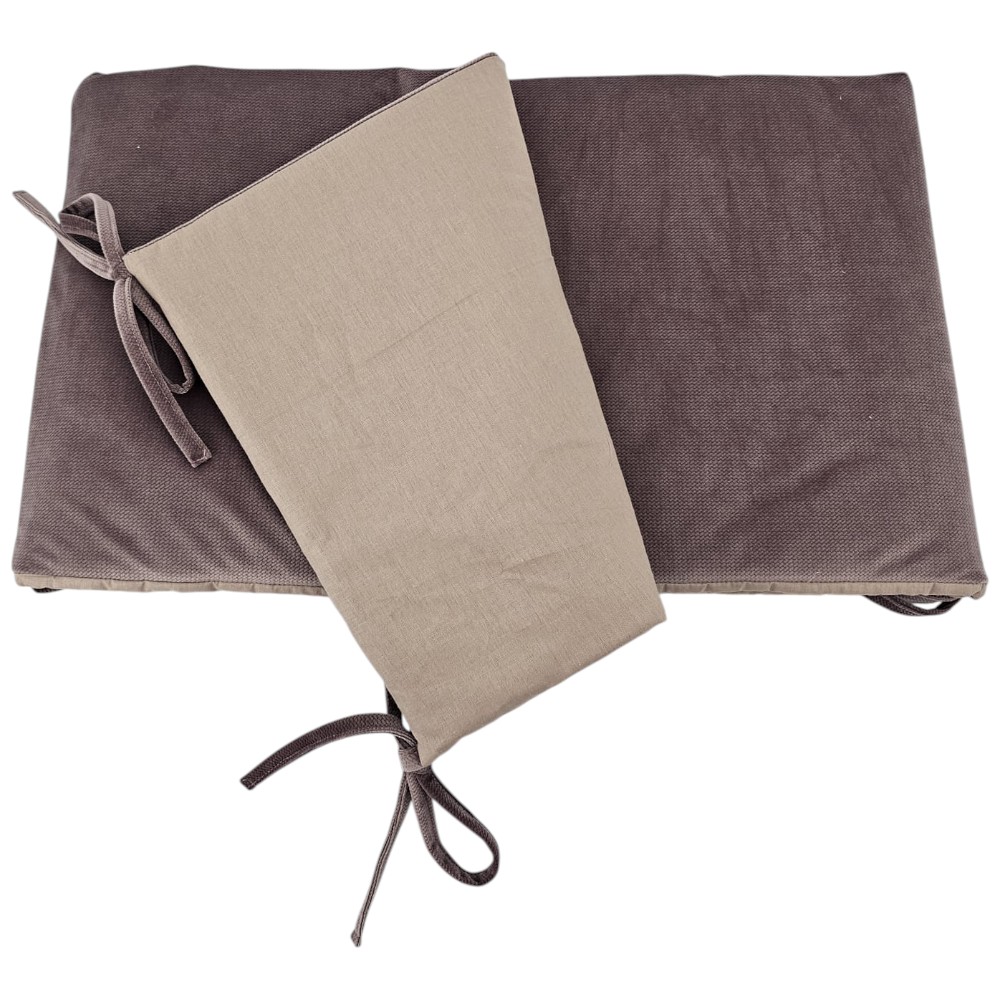 EKO Mantinel do postieľky bavlnený Velvet Dark Pink 180cm