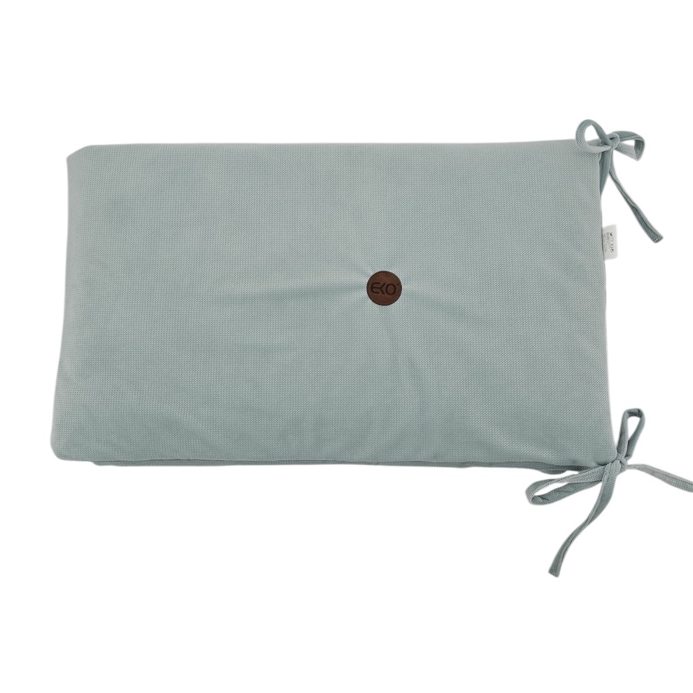 EKO Mantinel do postieľky bavlnený Velvet Olive Green 180cm