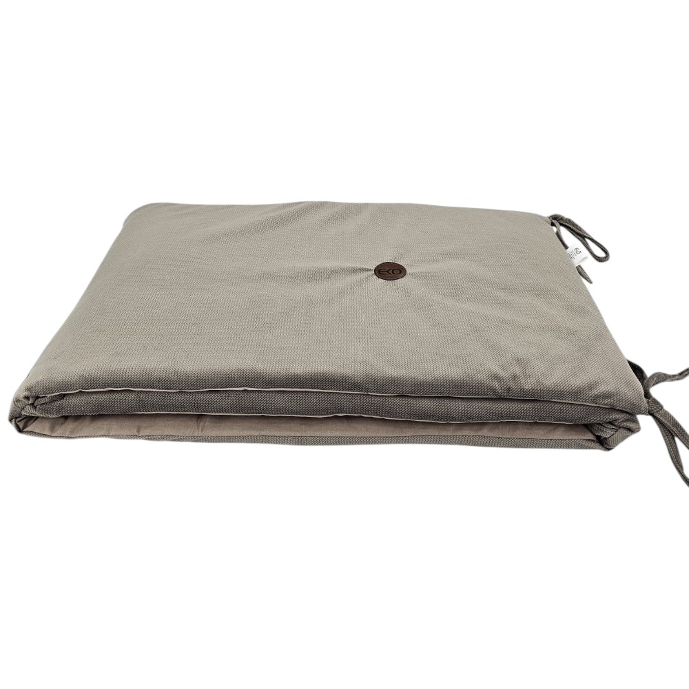 EKO Mantinel do postieľky bavlnený Velvet Dark Beige 360cm