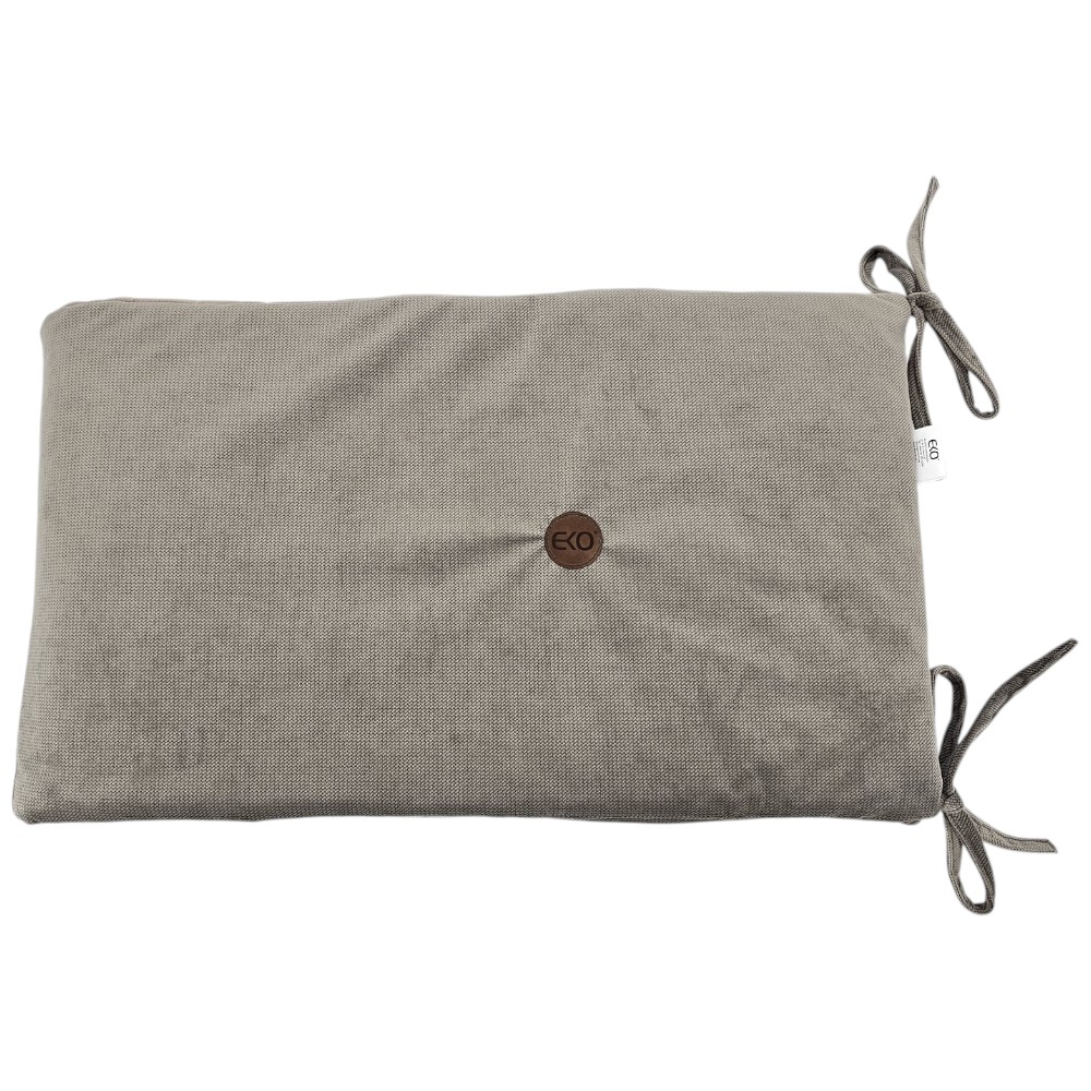 EKO Mantinel do postieľky bavlnený Velvet Dark Beige 360cm