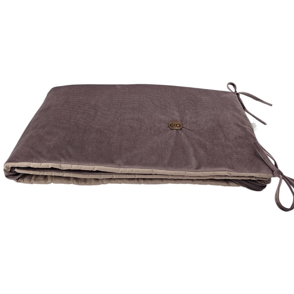 EKO Mantinel do postieľky bavlnený Velvet Dark Pink 360cm