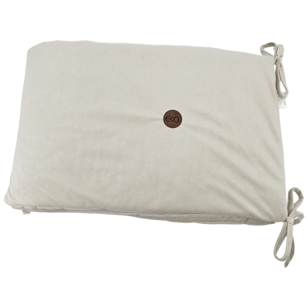 EKO Mantinel do postieľky bavlnený Velvet Light Beige 360cm