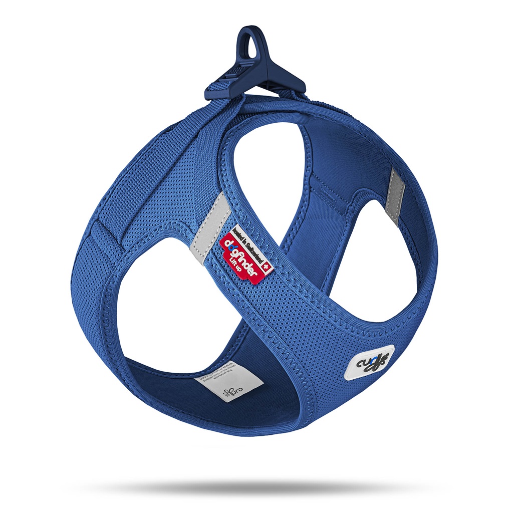 CURLI Postroj pre psov so sponou Air-Mesh Blue 3XS, 1,5-3 kg