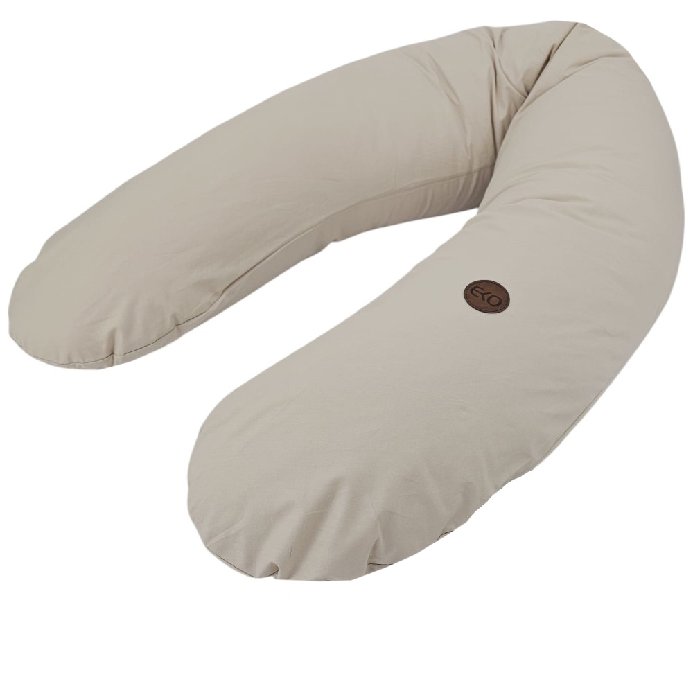EKO Vankúš na dojčenie bavlnený Light Beige 180cm