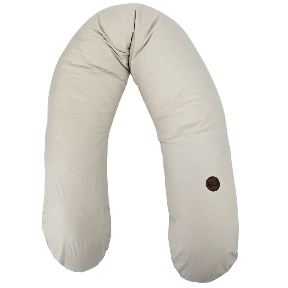 EKO Vankúš na dojčenie bavlnený Light Beige 180cm